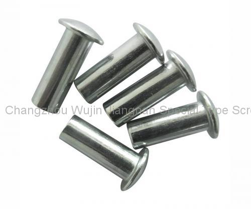 6MM-16 Semi-tubular rivet, Round head